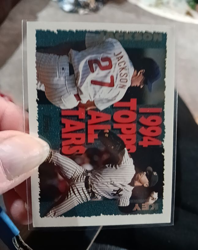 1995 Topps #393 Jimmy Key & Danny Jackson — front