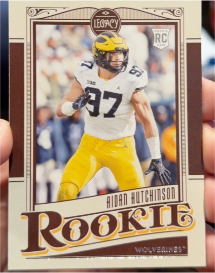 2022 Panini Chronicles Draft Picks Legacy #16 Aidan Hutchinson Rookie — front