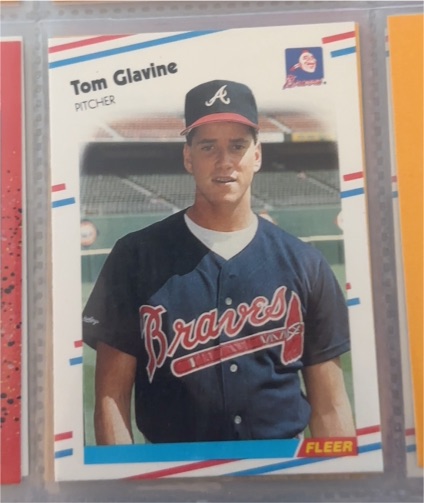 1988 Fleer #539 Tom Glavine — front