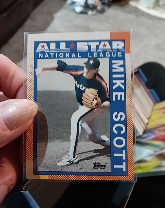 1990 Topps #405 Mike Scott All-Star Houston Astros — front