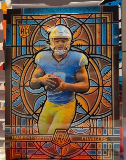 2025 Panini Mosaic #15 Omarion Hampton — front