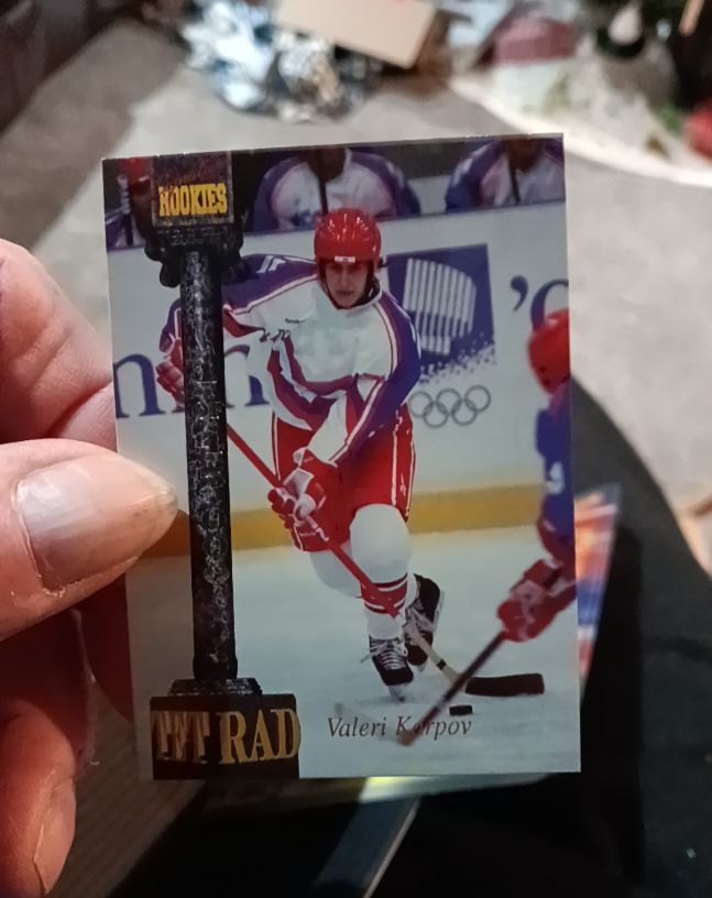 1994 Signature Rookies Tetrad #CVII Valeri Karpov — front