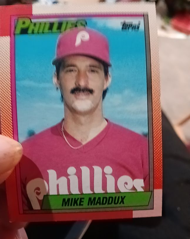 1990 Topps #154 Mike Maddux — front