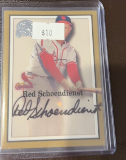2000 Fleer Greats of the Game # Red Schoendienst — front
