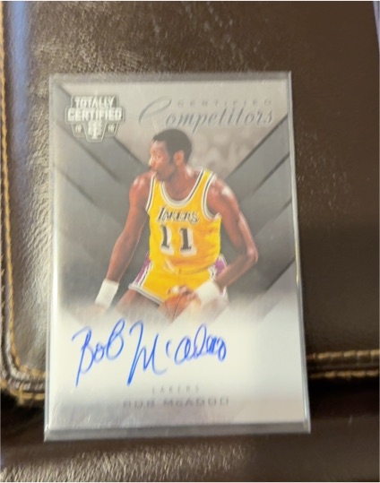 2015-16 Panini Totally Certified Competitors #11 Bob McAdoo — front