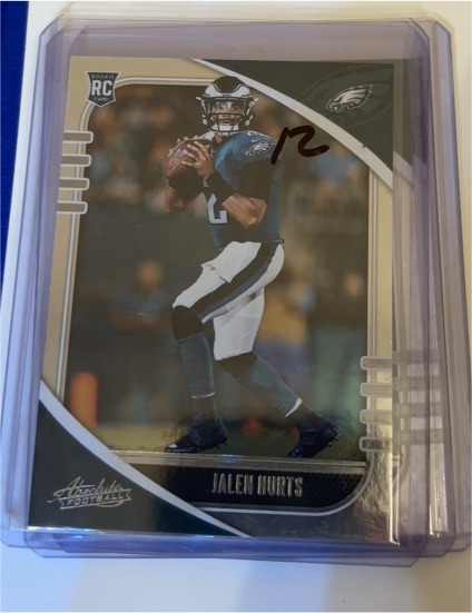 2020 Panini Absolute #145 Jalen Hurts Rookie Card — front