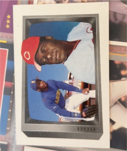 1989 Bowman #259 Ken Griffey Sr & Ken Griffey Jr — front