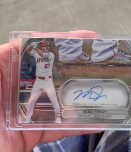2025 Topps Tribute Tribute To Cleats #TTC-MT Mike Trout — front