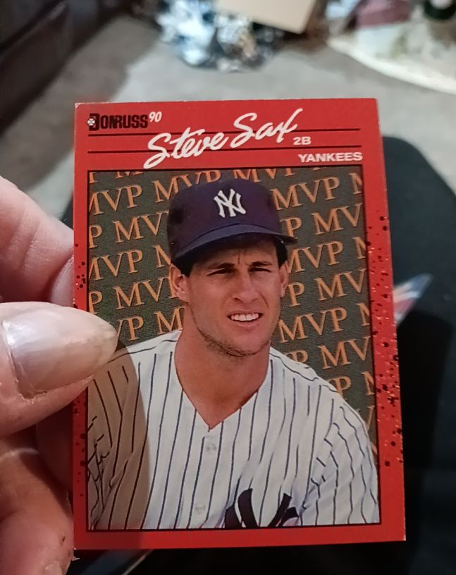 1990 Donruss #BC-22 Steve Sax — front
