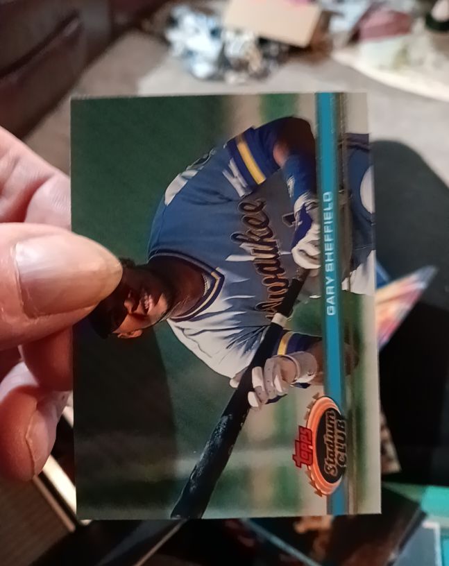 1991 Topps Stadium Club #95 Gary Sheffield — front