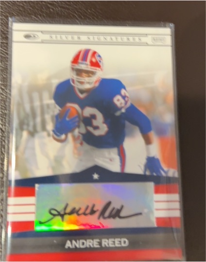 2008 Donruss Silver Signatures #SS-AR Andre Reed — front