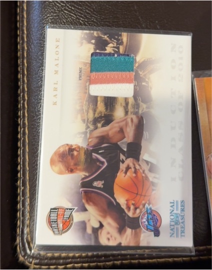 2010-11 Panini National Treasures Endiction Karl Malone — front