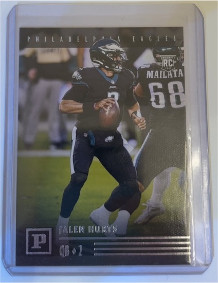 2020 Panini Chronicles #PA-5 Jalen Hurts — front