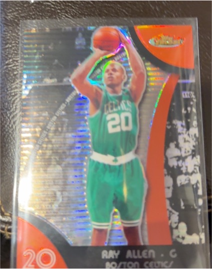 2007-08 Topps Finest #20 Ray Allen — front