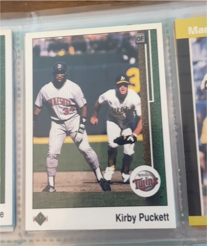 1989 Upper Deck #376 Kirby Puckett — front