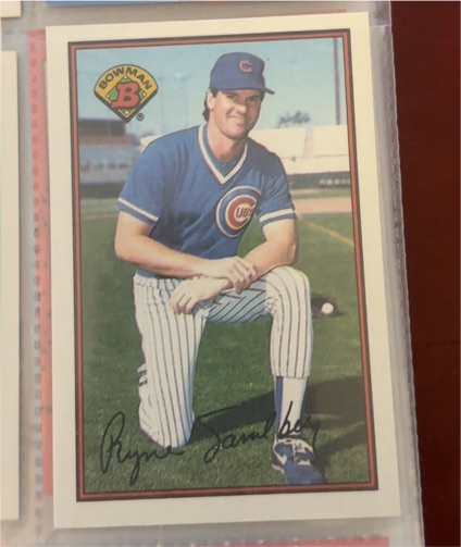 1989 Bowman #290 Ryne Sandberg — front