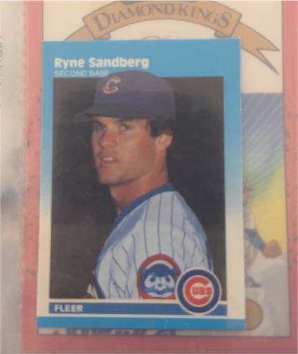 1987 Fleer Mini #95 Ryne Sandberg Cubs — front