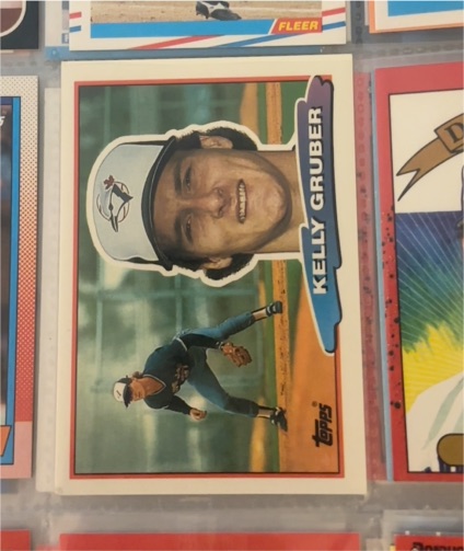1988 Topps Big #134 Kelly Gruber — front