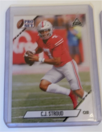 2021 Pro Set Football #02 C.J. Stroud — front