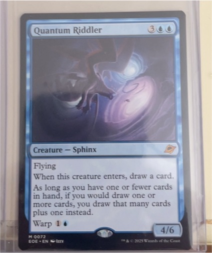 2023 Magic The Gathering #0072 Quantum Riddler — front