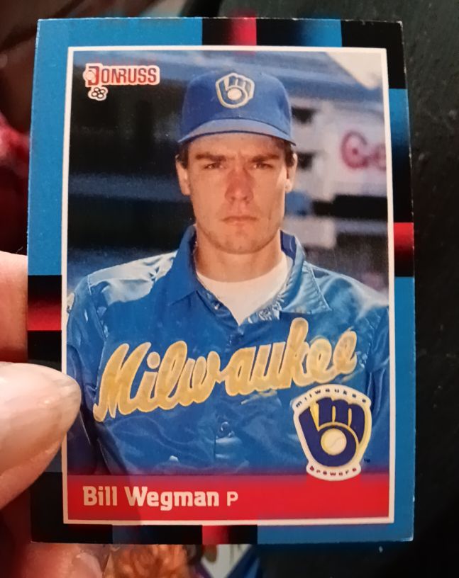 1988 Donruss #151 Bill Wegman Milwaukee Brewers — front
