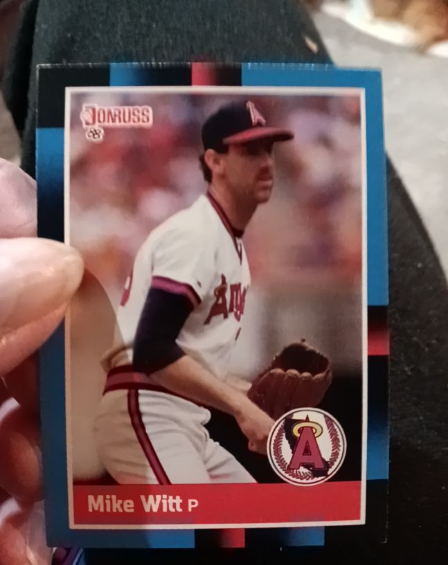 1988 Donruss #86 Mike Witt — front