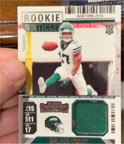 2024 Panini Contenders Rookie Ticket #RTS-MCY Malachi Corley — front