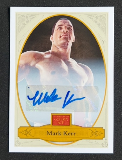 2025 Panini Combat Anthology Golden Age #1 Mark Kerr — front
