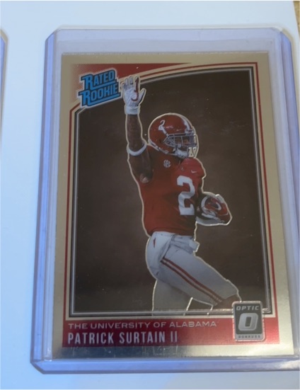 2021 Panini Chronicles Donruss Optic #219 Patrick Surtain II Rated Rookie — front