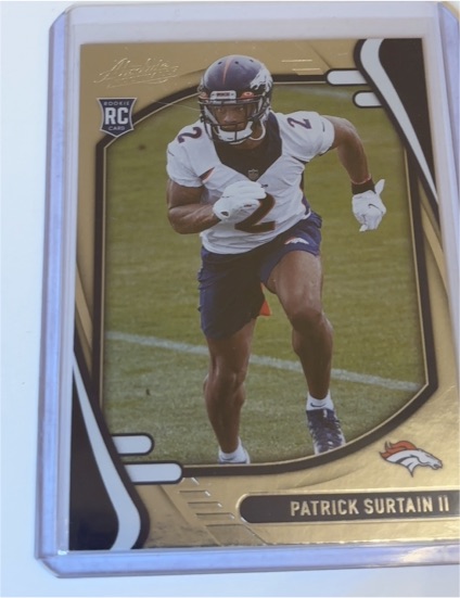 2021 Panini Absolute #143 Patrick Surtain II Rookie Card — front