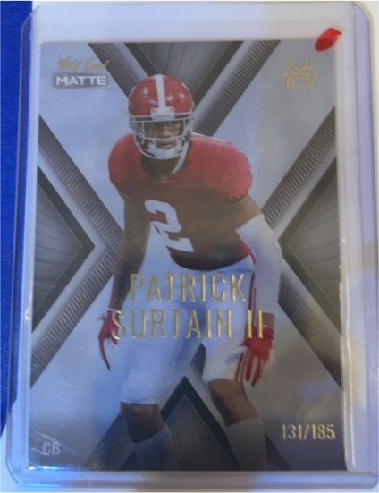 2021 Wild Card Matte X-Plode #MXP-8 Patrick Surtain II — front