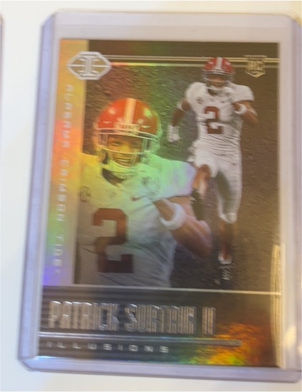 2021 Panini Chronicles Draft Picks Illusions #119 Patrick Surtain II Rookie Card — front