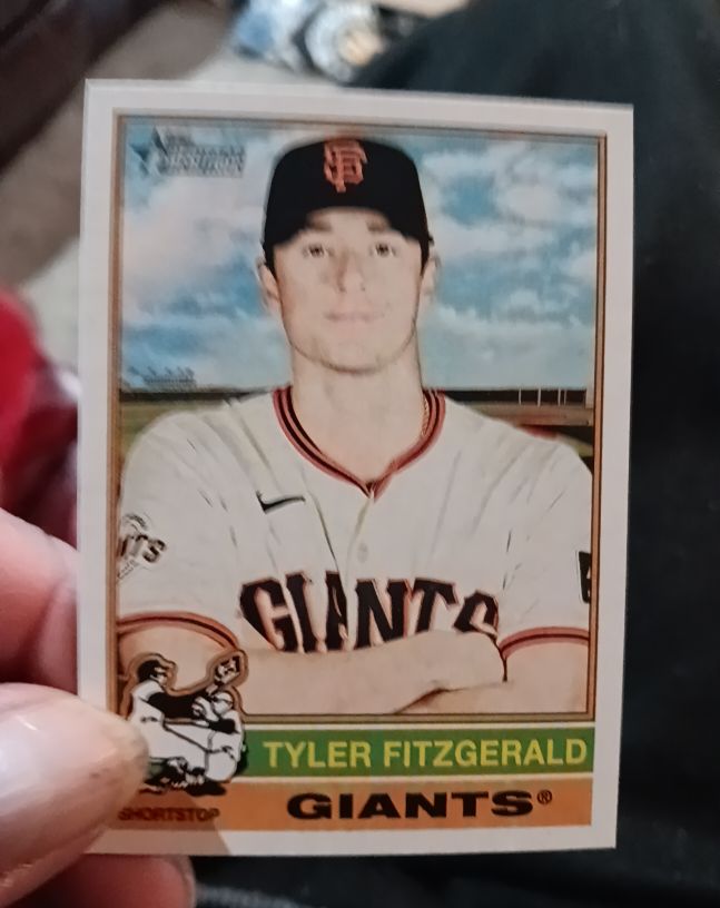 2025 Topps Heritage #238 Tyler Fitzgerald — front