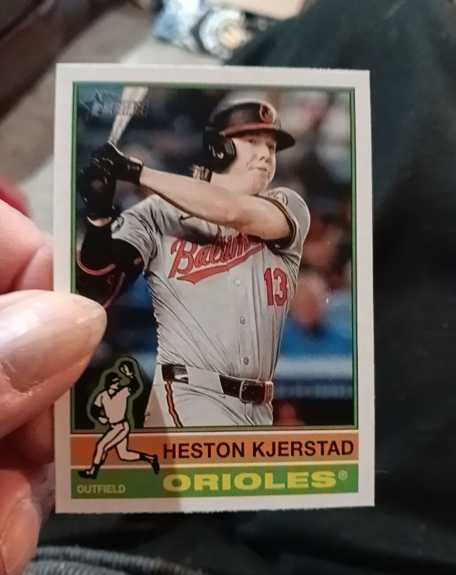 2025 Topps Heritage #87 Heston Kjerstad — front