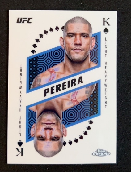 2025 Topps Chrome UFC #KAQ-7 Alex Pereira — front