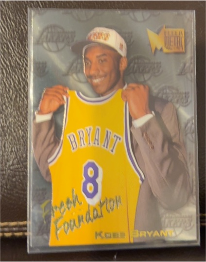 1996-97 Fleer Metal #137 Kobe Bryant Fresh Foundation Rookie Card — front