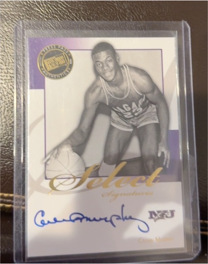 2008 Press Pass Legends Select Signatures #SS-CM Calvin Murphy — front