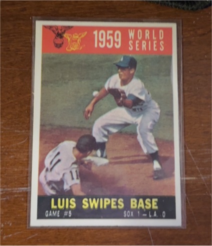 1960 Topps #389 Luis Swipes Base — front
