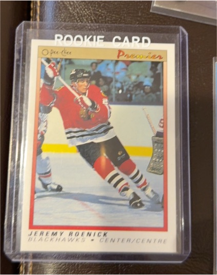 1990-91 O-Pee-Chee Premier #100 Jeremy Roenick — front