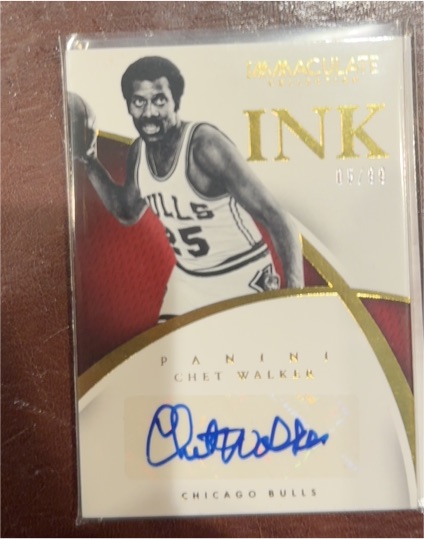 2014-15 Panini Immaculate Collection Ink #42 Chet Walker — front