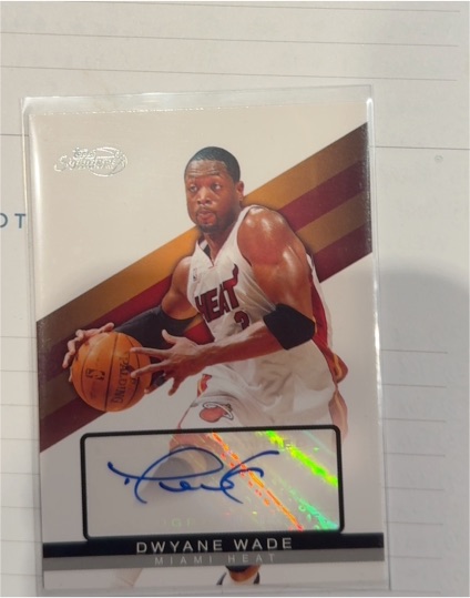 2008-09 Topps Signature #TSA-DWA Dwyane Wade — front