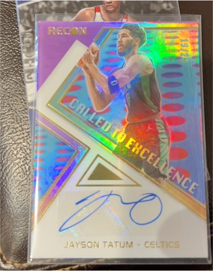 2021-22 Panini Recon #CES-JTA Jayson Tatum — front