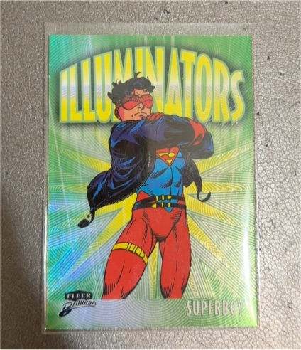 2025 Fleer Brilliants Superman #I-15 Superboy Illuminators — front