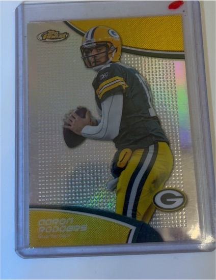 2011 Topps Finest #50 Aaron Rodgers — front
