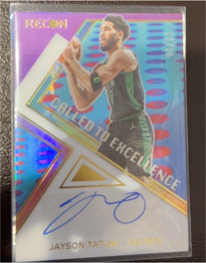 2021-22 Panini Recon #CES-JAY Jayson Tatum Called To Excellence — front