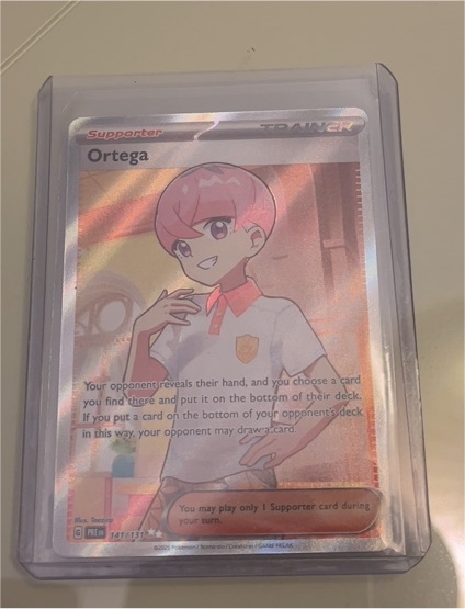 2025 Pokémon Prismatic Evolutions #141 Ortega — front