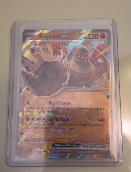 2025 Pokemon TCG Destined Rivals #101 Regirock ex — front