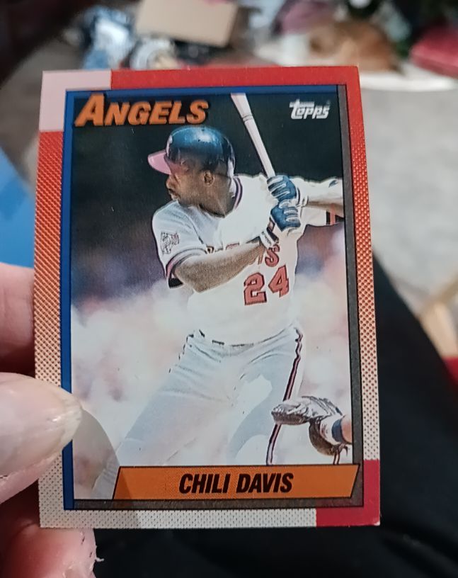 1990 Topps #765 Chili Davis — front