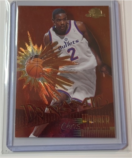 1995-96 SkyBox Premium #D12 Chris Webber Dynamic Washington Bullets — front