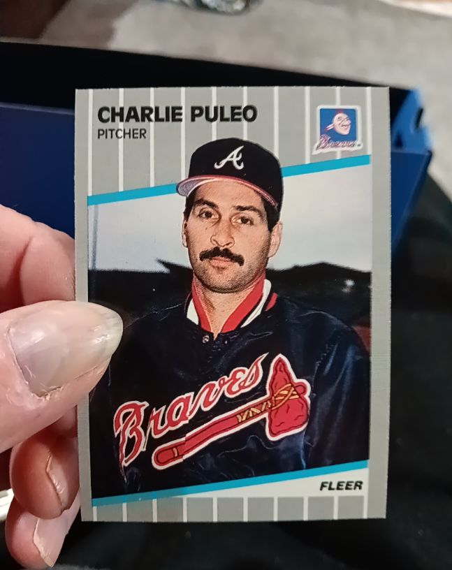 1989 Fleer #598 Charlie Puleo — front